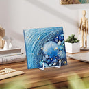 pieces - Plate stand - Display - Holder - Decorative plates - Books - Photo frame stand - Plates - Rack - Kitchen cabinet - Metal - white - 7.5*14 cm