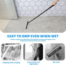 Extendable Shower Squeegee - Shower Squeegee with Holder - Squeegee Shower with 97 cm Telescopic Rod - Aluminum + Silicone - Squeegee - Window Squeegee Shower Squeegee - Squeegee Shower for Shower Doors, Mirrors, Windows, Tiles, Car Windows, Glass Cleanin