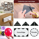 Anti-slip corners - Carpet tape - Carpet grippers - 8 pieces - Anti-slip mat, rug, carpet - Reusable pads - Self-adhesive double-sided
