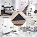 Anti-slip corners - Carpet tape - Carpet grippers - 8 pieces - Anti-slip mat, rug, carpet - Reusable pads - Self-adhesive double-sided