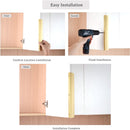 10 pieces - Handle - Furniture handle - Kitchen cabinet handles - Concealed handle - Furniture handles - Cabinet handle - Drawer handles - Door handle - Brushed gold - Arc handle - Aluminum alloy - 96mm