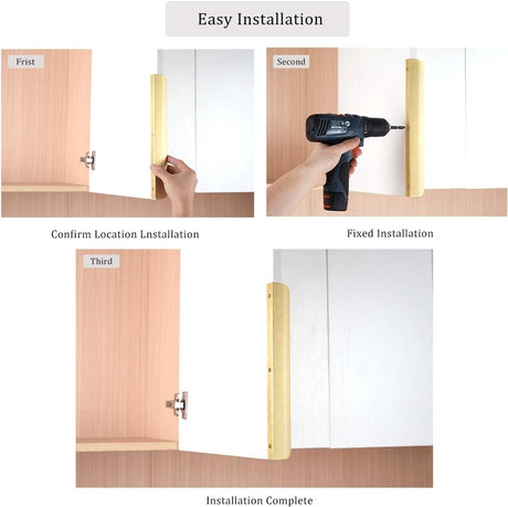 10 pieces - Handle - Furniture handle - Kitchen cabinet handles - Concealed handle - Furniture handles - Cabinet handle - Drawer handles - Door handle - Brushed gold - Arc handle - Aluminum alloy - 96mm