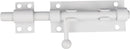 Sliding lock - Sliding lock - Sliding bolt - Gate bolt - Door lock - Bolt - Door bolt - Door lock - Plate bolt - 5 inch - Stainless steel - white - for shed gate storage, garden house door, cupboard