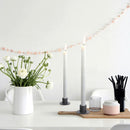 Candlesticks - 4 pieces - Φ2.5 cm - Candle holders - Candle stand - Candle coaster - Home accessories - Decorative accessories - Iron - Black - Tea light holder - Candle shelf