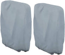Waterproof Chair Cover - 2 Pieces - Garden Chair Cover - Protective Cover for Garden Furniture - Cover for Folding Chairs - Garden Furniture Cover - Garden Chair Cover - 71x20/34x110cm - For Outdoor Use in the Garden, Balcony or Terrace - Gray - 210D Oxfo