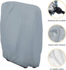 Waterproof Chair Cover - 2 Pieces - Garden Chair Cover - Protective Cover for Garden Furniture - Cover for Folding Chairs - Garden Furniture Cover - Garden Chair Cover - 71x20/34x110cm - For Outdoor Use in the Garden, Balcony or Terrace - Gray - 210D Oxfo