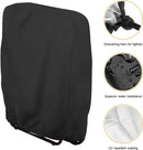 20/34*71*110cm - Garden chair covers - Foldable lounge chair cover - 210D Oxford fabric garden chair covers - Dust cover for chair - Dust cover - Garden accessories - Foldable lounger cover - with storage bag - black