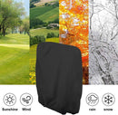 20/34*71*110cm - Garden chair covers - Foldable lounge chair cover - 210D Oxford fabric garden chair covers - Dust cover for chair - Dust cover - Garden accessories - Foldable lounger cover - with storage bag - black