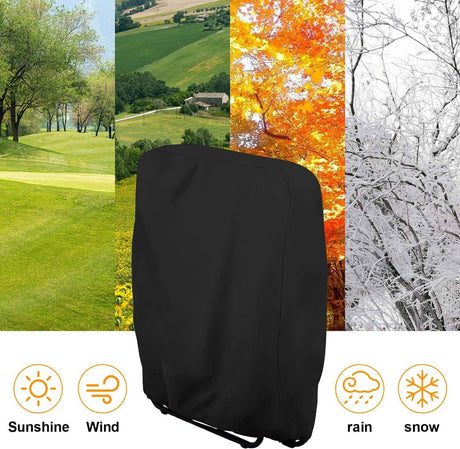 Waterproof Chair Cover - Set of 2 - Garden Chair Cover - Protective Cover for Garden Furniture - Waterproof Chair Cover - Cover for Folding Chairs - Garden Furniture Cover - Garden Chair Cover - 71x20/34x110cm - For Outdoor Use in the Garden, Balcony or T