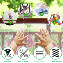 Child safety net - Safety gate - 300x79 cm - stair mesh - Safety net - white - Roll-up - Baby safety - Adjustable - for stair railings, balcony beds, railings