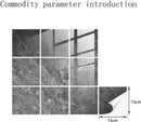 Set of 10 - Tile stickers - Imitation marble retro pattern - 15 x 15 cm - Self-adhesive - Waterproof - Scratch-resistant - PVC - Light gray - Self-adhesive tiles - Kitchen - Bathroom