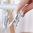 Sock dryer - 4 pieces 8 clips - Blue green purple yellow - Sock hanger - Sock dryer - Bras - Underwear - Sock drying rack - Drying rack - Drying rack - Small clothes rack - Washing hanger - Sock drying rack - Sock hanger - Windproof