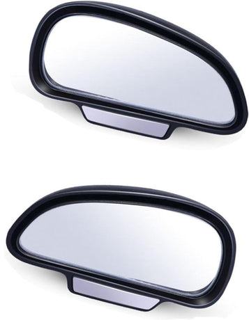 2 pieces (right and left) - Rearview mirror - Banana mirror - Exterior mirrors - Adjustable blind spot mirror - Car mirrors - 16cm - universal - 360 ° - Car/caravan accessories