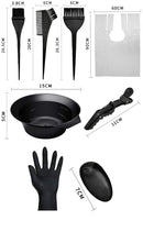 Hair Dye Set - 20-Piece - Paint Brush - Hair Dye Brushes - Brush + Tray + Gloves - Hair Dye Supplies - Hair Dye Starter Kit - Hairdressing Products - Hairdressing Accessories