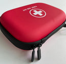 First aid kit - First aid kit - Survival kit outdoor emergency kit - First aid kit sports - First aid sports bag - Red - First aid kit - First aid drum - PU - red - 17.6*12*5.5cm