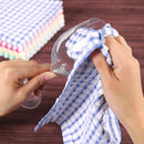 Dishcloth Set 8 Pieces - Dishcloth - Dishcloths - Cleaning Cloths - Microfiber Cleaning Cloths - 30x30cm - Cotton - Red*2+Yellow*2+Blue*2+Green*2