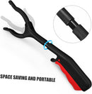 Litter Grabber - Litter Reachers - Pickers - Litter Grabber - Litter Grabber - Litter Grabbers - Litter Picker - Grab Aid - Gripper Extender - Litter Grabber - Black and Red - Plastic and Iron - 30cm - Not Scalable