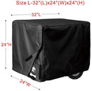 Generator cover - outdoor protective cover - waterproof - 210D Oxford cloth