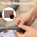 96 pieces - Tire patches - Outdoor bicycle tire tool - Round, rectangular - Ø 28.8 mm, 34 * 24.5 mm - Black - non-adhesive - rubber