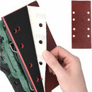 40 pieces - rectangular sandpaper - 60/80/120/240 - grit sandpaper for orbital sander - For wood and metal - 93 x 185 mm - self-adhesive - hook and loop