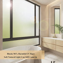 Window film - 45 x 200cm - PVC - translucent matt - Anti-glare - Static - No glue - for bathroom home office