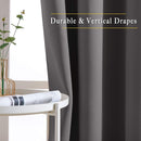 Curtain - Luxury, Blackout - 150*200 cm - Gray - 1 Piece - ready-made - with holes