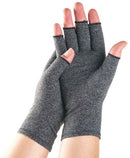 Pair - Fingerless Gloves - 22*17cm - Gray - Unisex - Cotton, Polyester, Spandex - Suitable for cycling, driving, mountaineering, fitness, fishing, sun protection, etc.