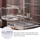 Bird bath - Fauna bath - Bird bath - Hanging bird bath/bowl/house - 13*11*13CM - Transparent - Bird cage bath - Bath bowls - For inseparable parakeets