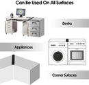 Stove Sealing Strip - 2 Pieces - 63cm - Black - Kitchen Sealing Strip - Gap Fillers in Stoves and Countertops - Sanitary Tape - For Gas Stoves, Hobs and Countertops - Easy to Clean - Heat Resistant - Silicone