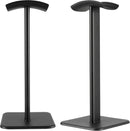 Headphone Holder - Headset Stand - Aluminum - Headphone Hook - Headset Holder - Universal - For Your Desk - 100x100x245mm - Black