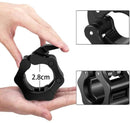 Barbell Clips - 2 Pieces - Barbell Lock - Ø28 mm - Dumbbell Clips - Barbell Clamp - Barbell Lock - Barbell Lock Jaw - For Bars, Dumbbells, Barbells Gym Equipment - Black