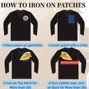 Iron-on patches for clothing - Embroidered emblems for jackets and jeans - 20 pieces