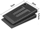 Furniture wedges - 35 pieces - Leveling wedges - Leveling pad Base leg - Furniture coaster - Furniture feet - Wedge set - Leveling wedge - Black - 5*3*0.5 cm - Plastic