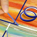Masking Tape - 6 Pieces - 5mm Wide - 20m - Blue - Professional Masking Tape for Straight Paint Edges - Tape for Precision Painting & DIY Projects - Self-Adhesive - Easy to Remove - for Painting, Airbrushing, Art