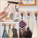 4 pieces - Towel clip - Towel rack - Kitchen towel clips - 11.5*2.3 cm - Black - Multifunctional clips - Suitable for home cupboards and bathrooms - Towel clip made of cotton rope
