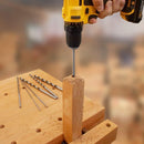 8 pieces twist drills HSS long wood twist drill set - diameters 4 mm 42 mm 45 mm 5 mm 52 mm 6 mm 8 mm 10 mm