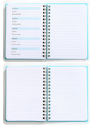 Password Book - Password Booklet - Password Booklet with Alphabet - Password Organizer - Password Notebook - A6 - Blue
