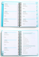 Password Book - Password Booklet - Password Booklet with Alphabet - Password Organizer - Password Notebook - A6 - Blue