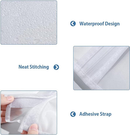 Garment Cover - Clothes Hanging Protector - Clothes Storage Bag - Garment Bag - Hanging Storage Bag - Transparent - Waterproof - For Wardrobe and Clothes Rack - With Zipper - 50*100*120cm - PEVA