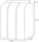 Garment Cover - Clothes Hanging Protector - Clothes Storage Bag - Garment Bag - Hanging Storage Bag - Transparent - Waterproof - For Wardrobe and Clothes Rack - With Zipper - 50*100*120cm - PEVA