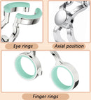 Contact Lens Wearing Aids - Eyelid Wear Aid - Contact Lens Inserter Remover - Contact Lens Eyelid Stretcher - Contact Lens Lens Aid - Lens Suction Cup - Contact Lens Holder - Silicone Soft