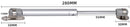 2 pieces - Gas Spring - Softclose Door Fitting - 120N - Zinc Alloy - Silver - Telescopic Cabinet Door Gas Spring - Hydraulic Support - Door Lift Damper for Cabinet Door or Flap