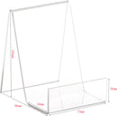 Bookend - Transparent - Bookends - Book Holder - Book Stand - Acrylic - 75*90*105mm