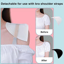 2 Pairs - Shoulder - 16*9*1.5cm - Black and White - Shoulder Pads - Shoulder Pads - Foam Padded - Shoulder Pads - Velcro - Soft Foam Padded - Reusable - For Blazer Clothing Crafts