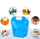 Emergency kit - 2 pieces Foldable water jerry can 5 and 10 liters - 2 pieces Emergency blanket 160x210cm - combination - survival blanket - thermal - Survival Kit - water reservoir for emergency - for outdoor, hiking, camping