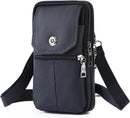 Belt Bag - with Shoulder Strap - Standing Belt Bag - Leather - Men - Belt Bag - Neck Bag - Belt Pouch - Men's Phone Bag - Men's Shoulder Bag - Gift - 19*10*4cm - Shoulder Bag - Wallet - Cell Phone Pouch - Bag
