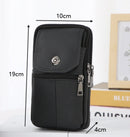 Belt Bag - with Shoulder Strap - Standing Belt Bag - Leather - Men - Belt Bag - Neck Bag - Belt Pouch - Men's Phone Bag - Men's Shoulder Bag - Gift - 19*10*4cm - Shoulder Bag - Wallet - Cell Phone Pouch - Bag