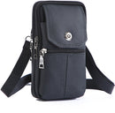 Belt Bag - with Shoulder Strap - Standing Belt Bag - Leather - Men - Belt Bag - Neck Bag - Belt Pouch - Men's Phone Bag - Men's Shoulder Bag - Gift - 19*10*4cm - Shoulder Bag - Wallet - Cell Phone Pouch - Bag
