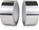 2 pcs - Aluminum adhesive tape - Aluminum foil tape - sealing tape - aluminum foil - insulation tape - Aluminum tape - heat resistant - waterproof - 5cm x 5m - for kitchen, bathroom, electrician, metal surface