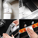 2 pcs - Aluminum adhesive tape - Aluminum foil tape - sealing tape - aluminum foil - insulation tape - Aluminum tape - heat resistant - waterproof - 5cm x 5m - for kitchen, bathroom, electrician, metal surface